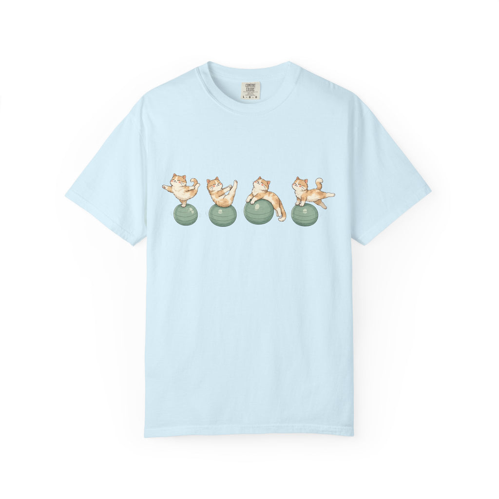 Pilates Ball and Cats T-shirt