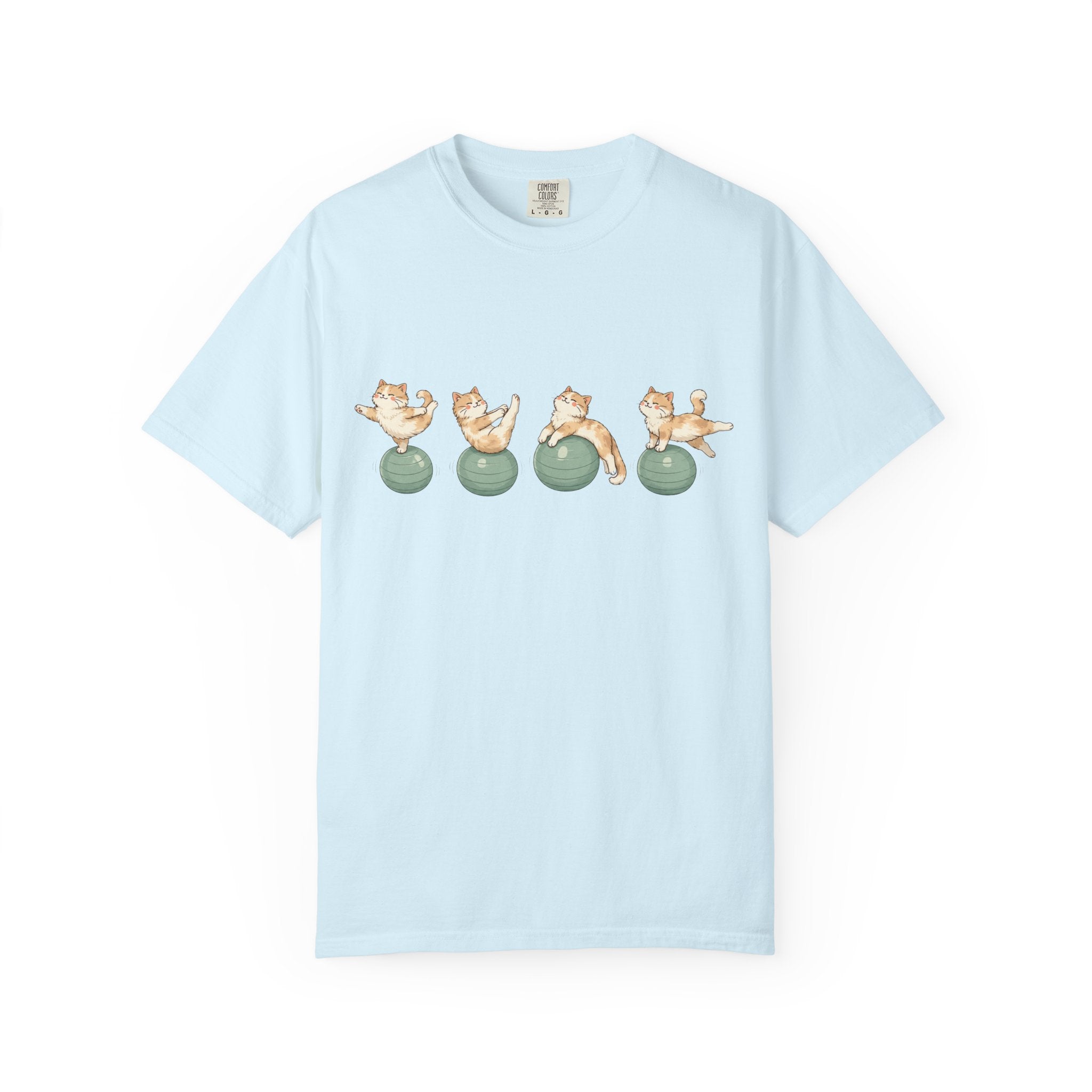Pilates Ball and Cats T-shirt