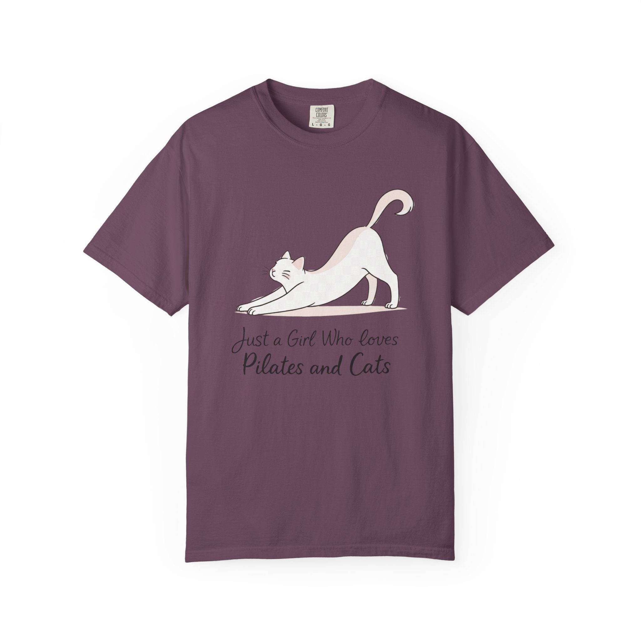 Just A Girl Who Loves Pilates And Cats T-Shirt