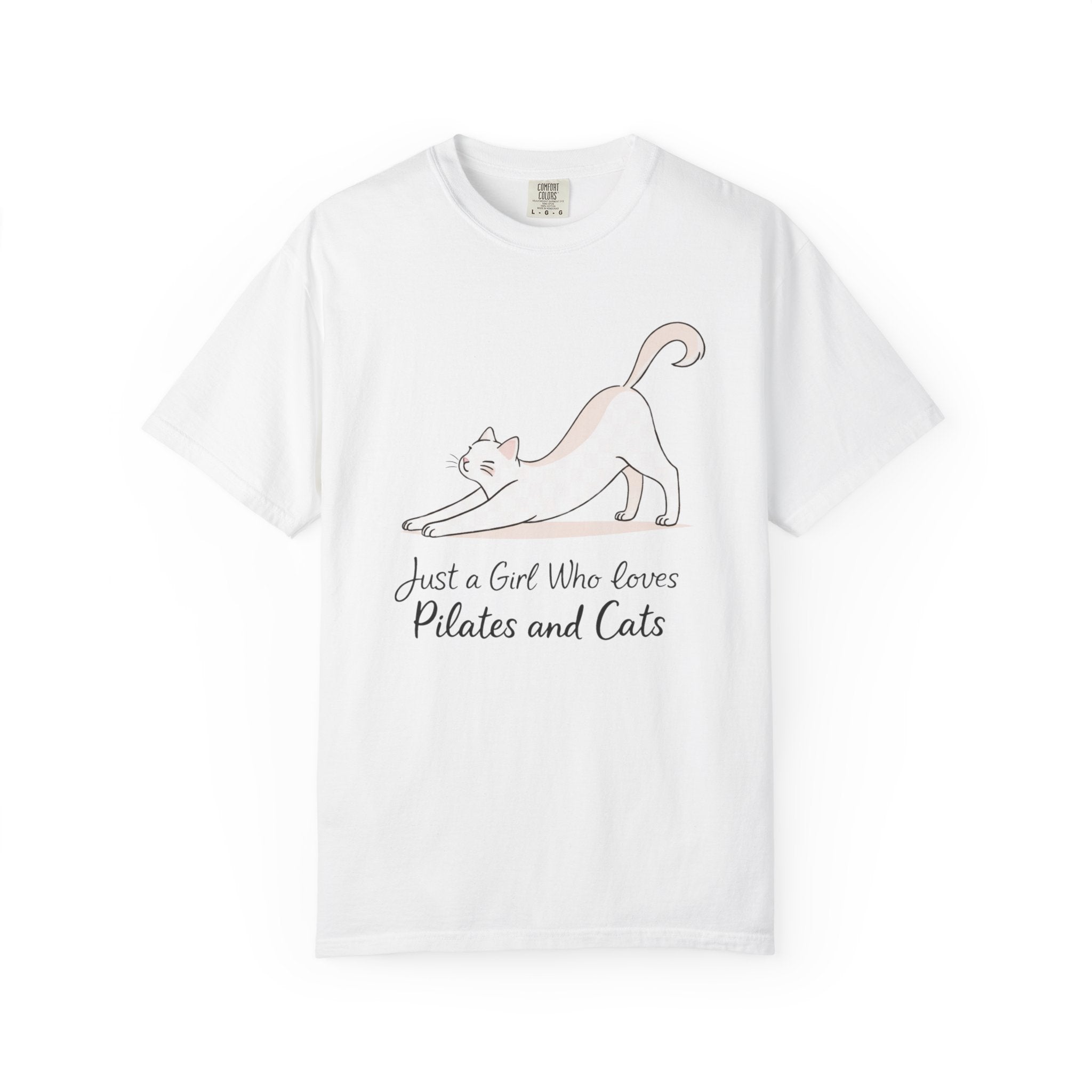 Just A Girl Who Loves Pilates And Cats T-Shirt