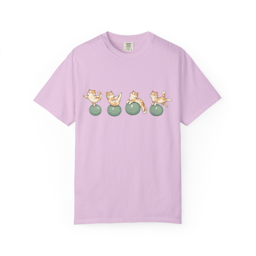 Pilates Ball and Cats T-shirt