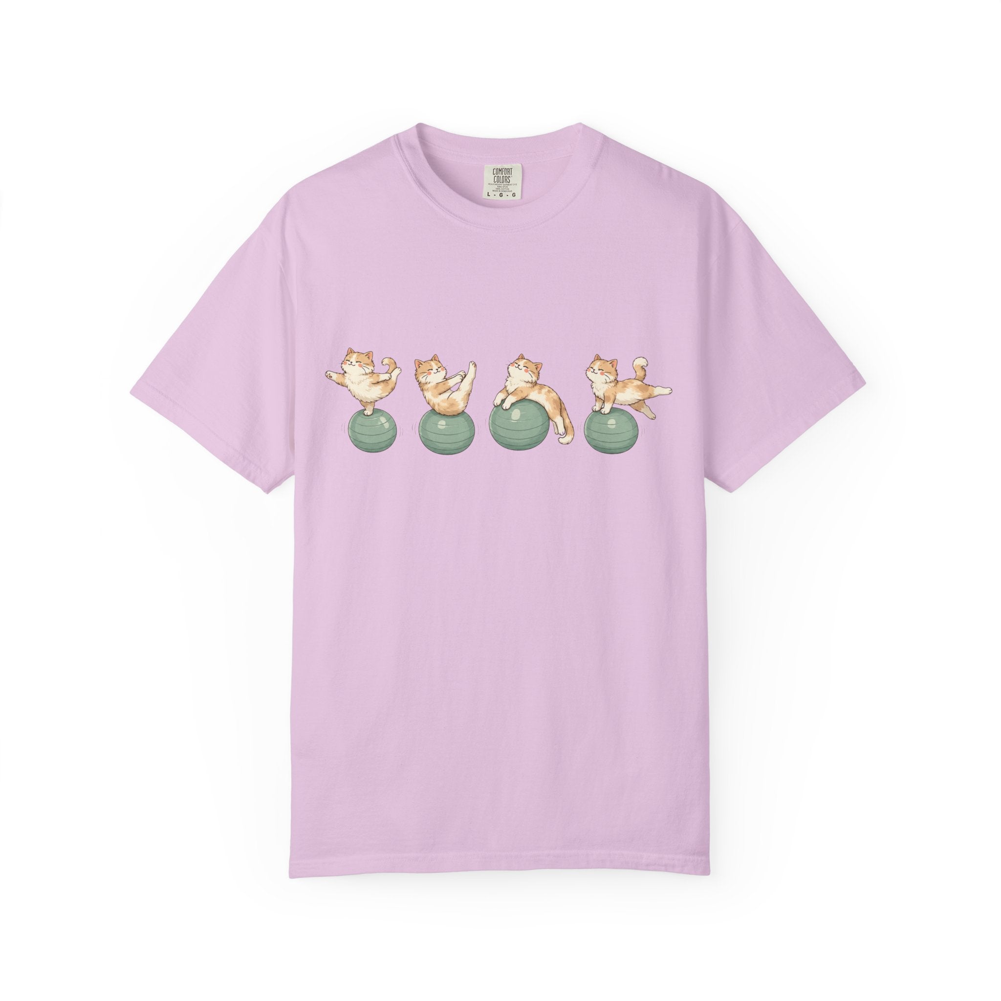 Pilates Ball and Cats T-shirt