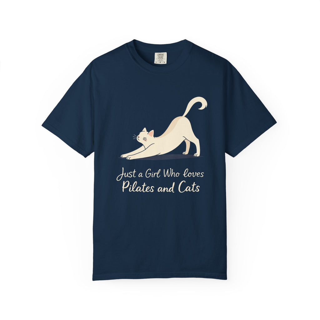 Just A Girl Who Loves Pilates And Cats T-Shirt
