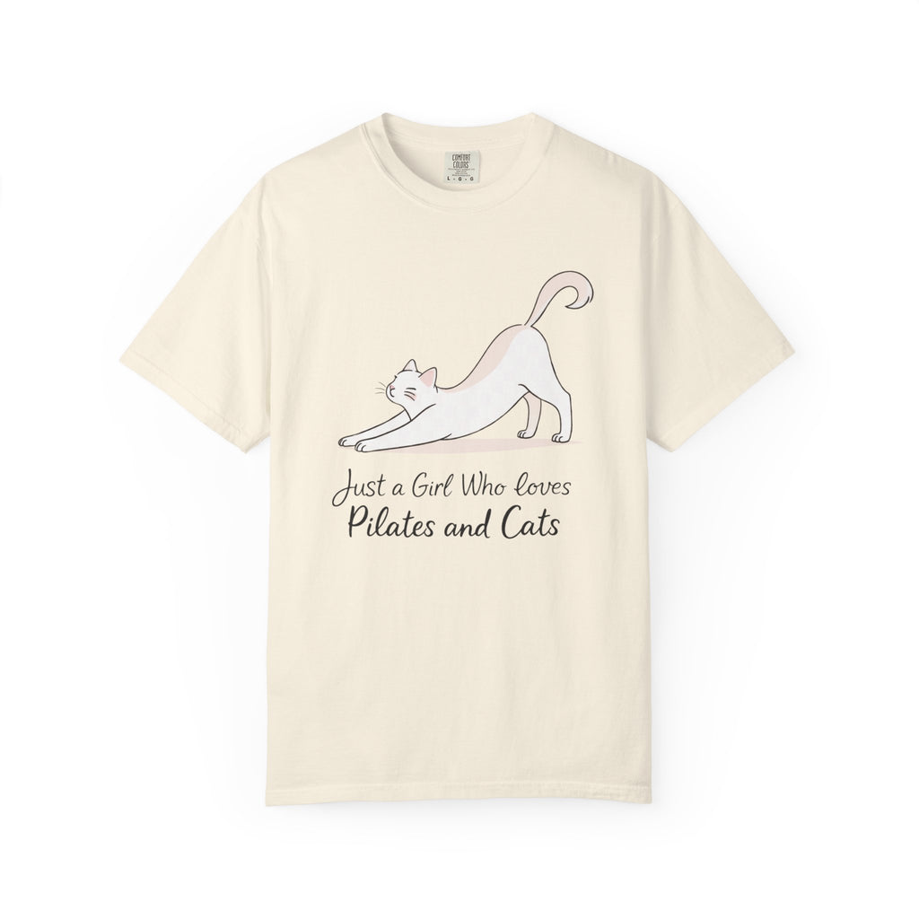 Just A Girl Who Loves Pilates And Cats T-Shirt