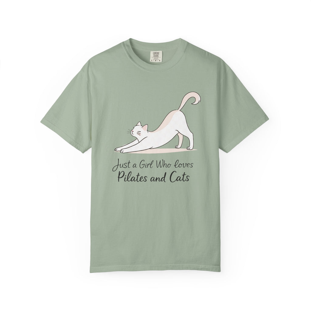 Just A Girl Who Loves Pilates And Cats T-Shirt