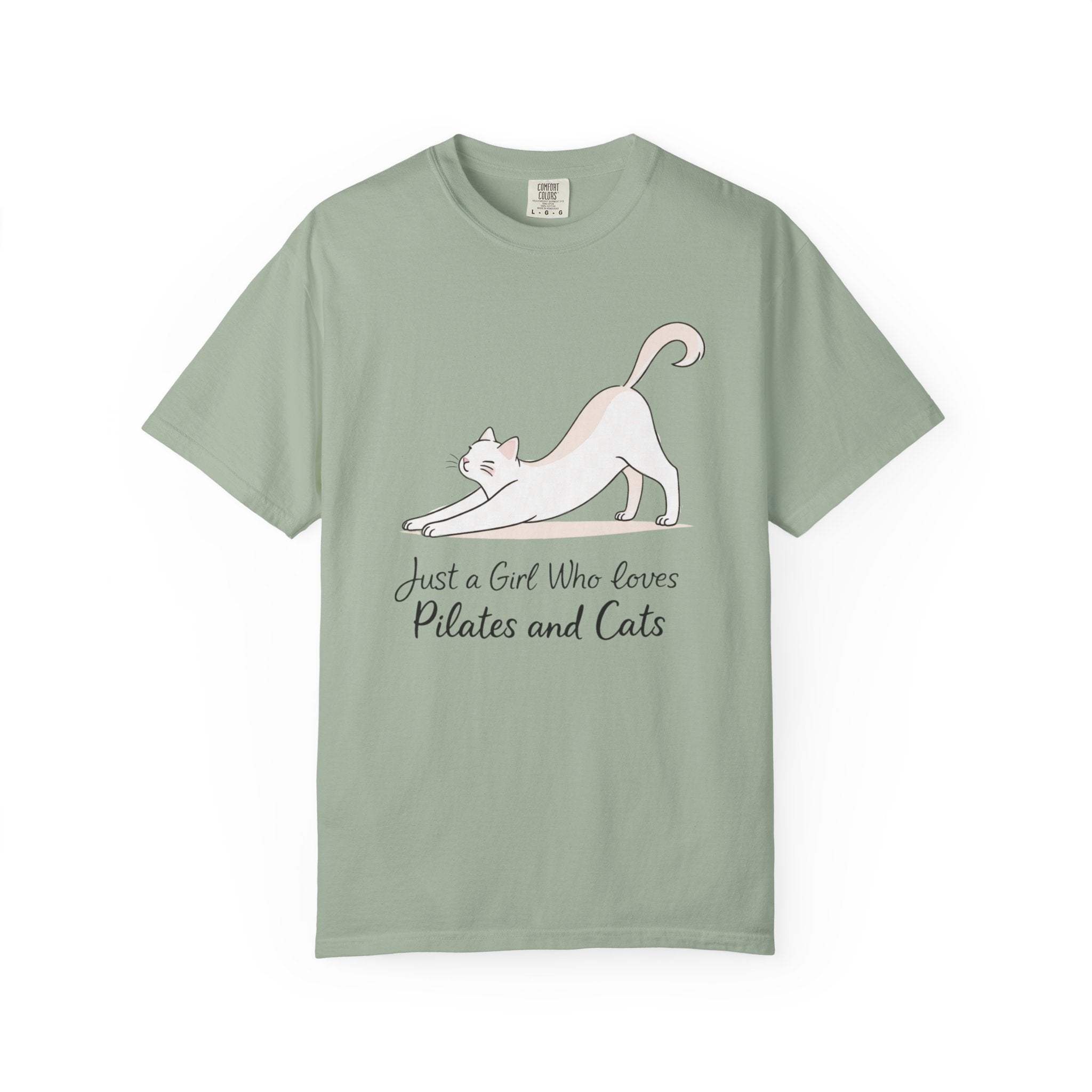 Just A Girl Who Loves Pilates And Cats T-Shirt