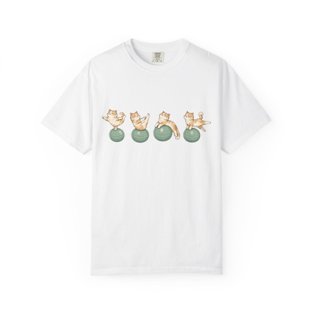 Pilates Ball and Cats T-shirt