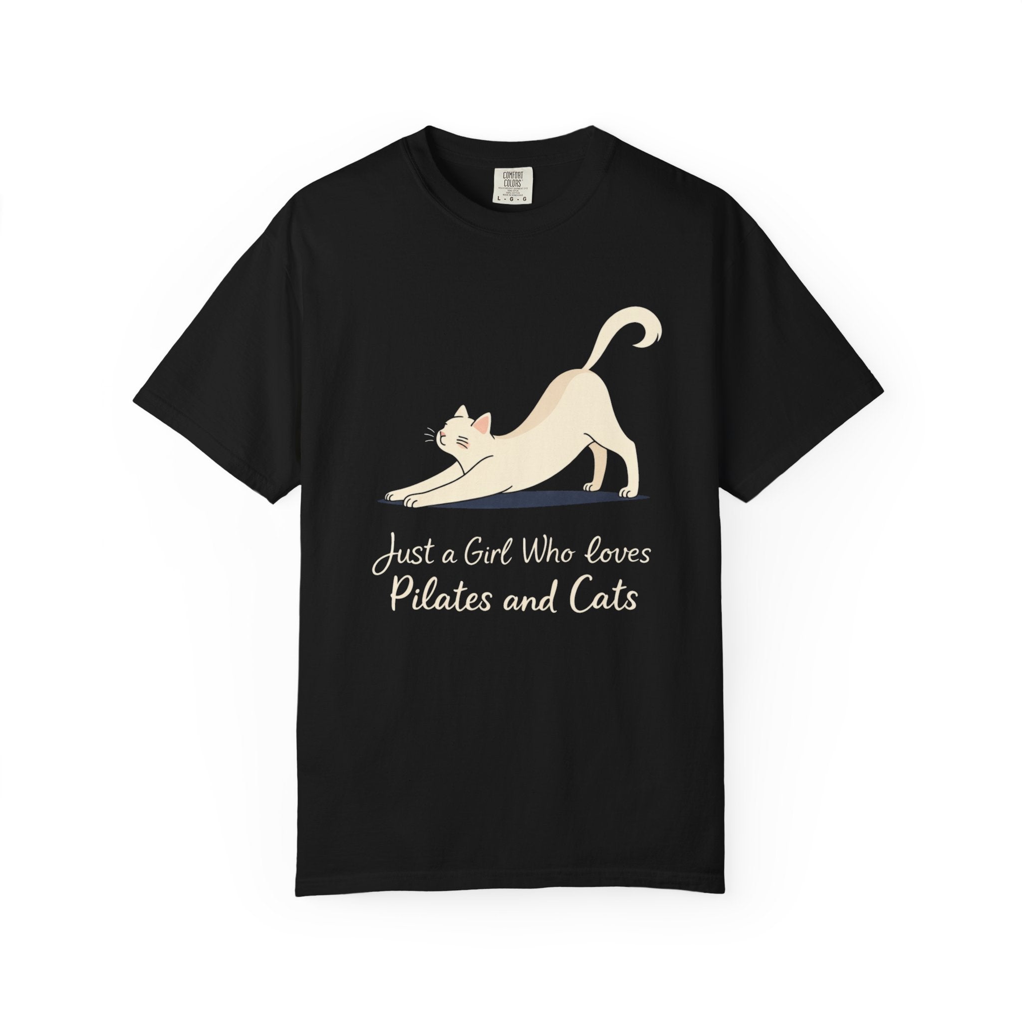 Just A Girl Who Loves Pilates And Cats T-Shirt