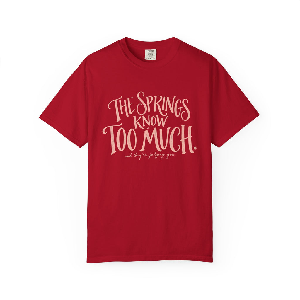 Know too much T-shirt