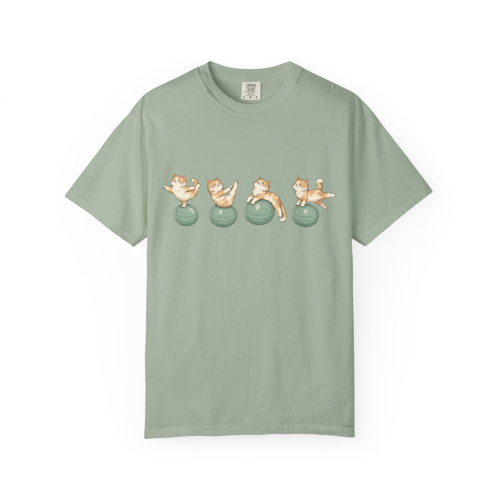 Pilates Ball and Cats T-shirt