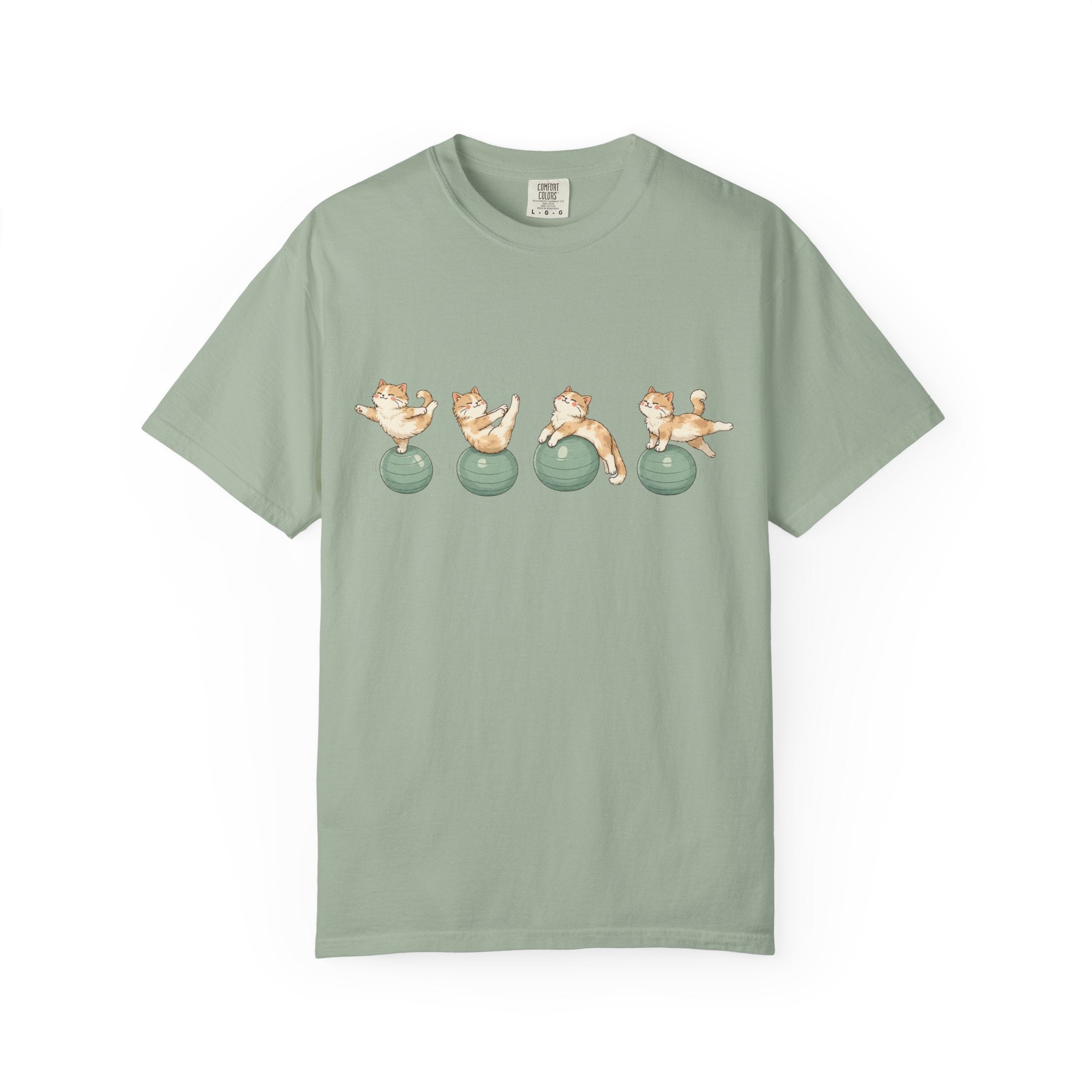 Pilates Ball and Cats T-shirt