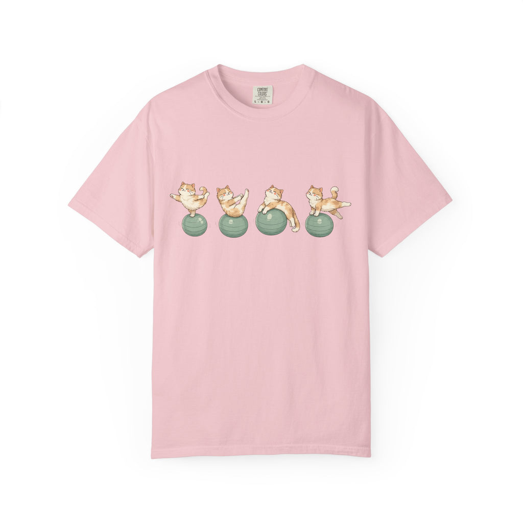 Pilates Ball and Cats T-shirt