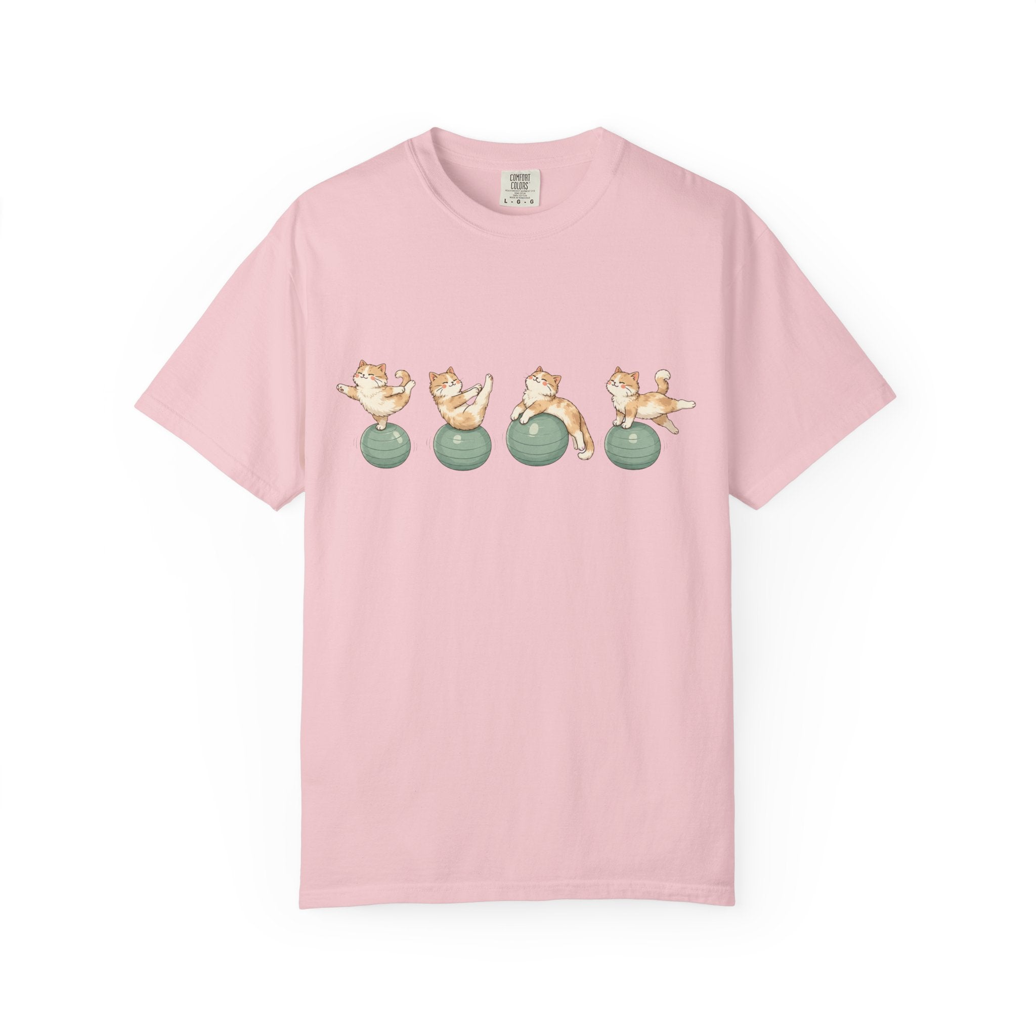 Pilates Ball and Cats T-shirt