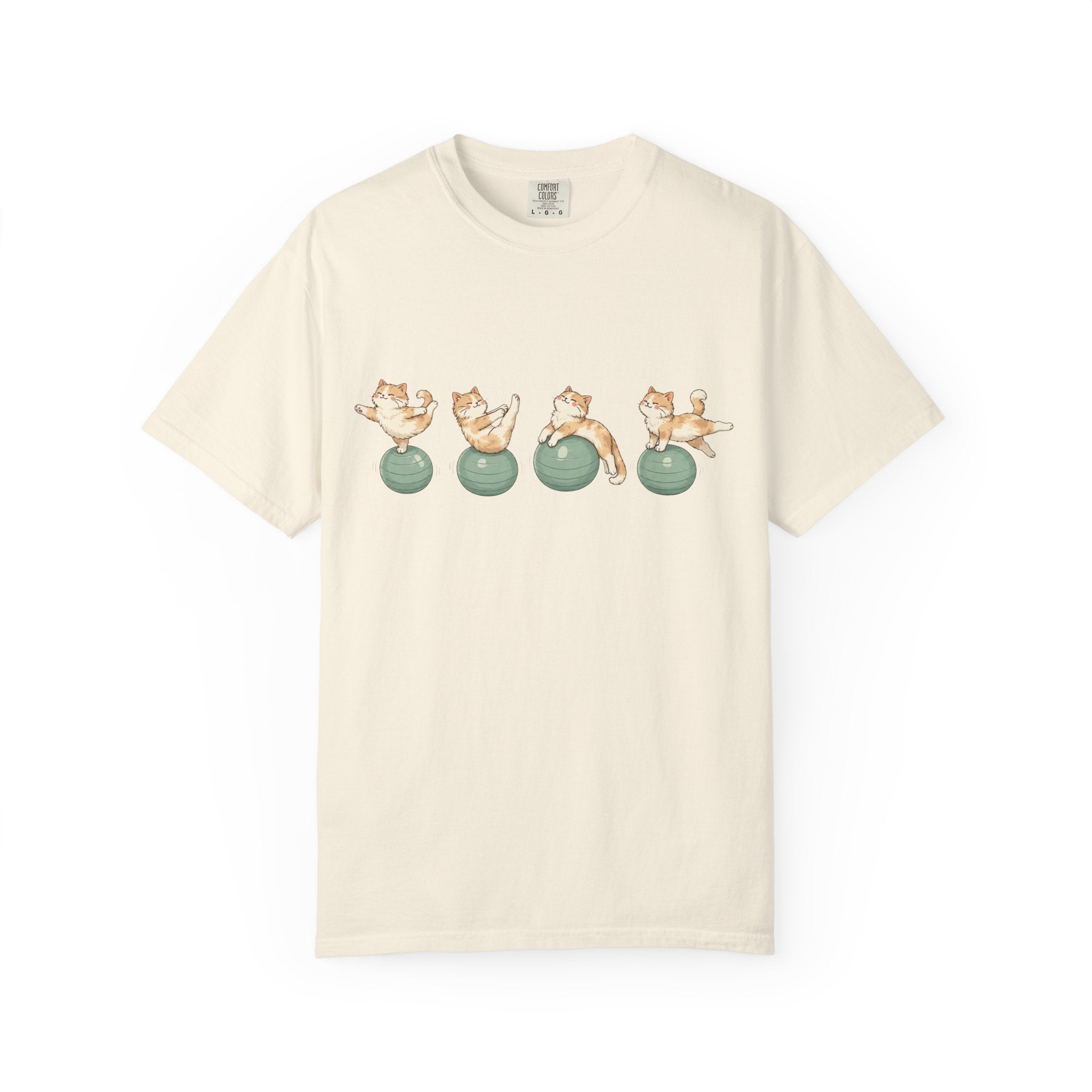 Pilates Ball and Cats T-shirt