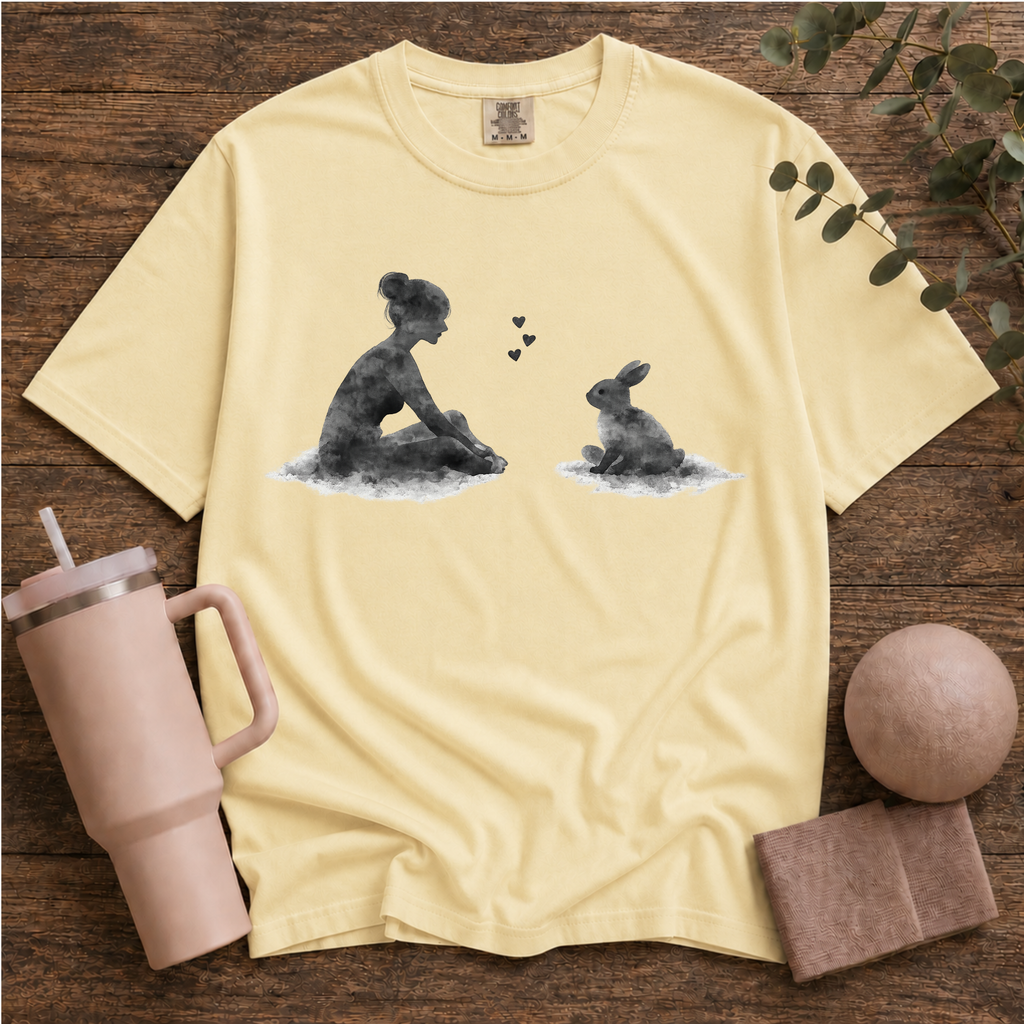 Woman and Bunny