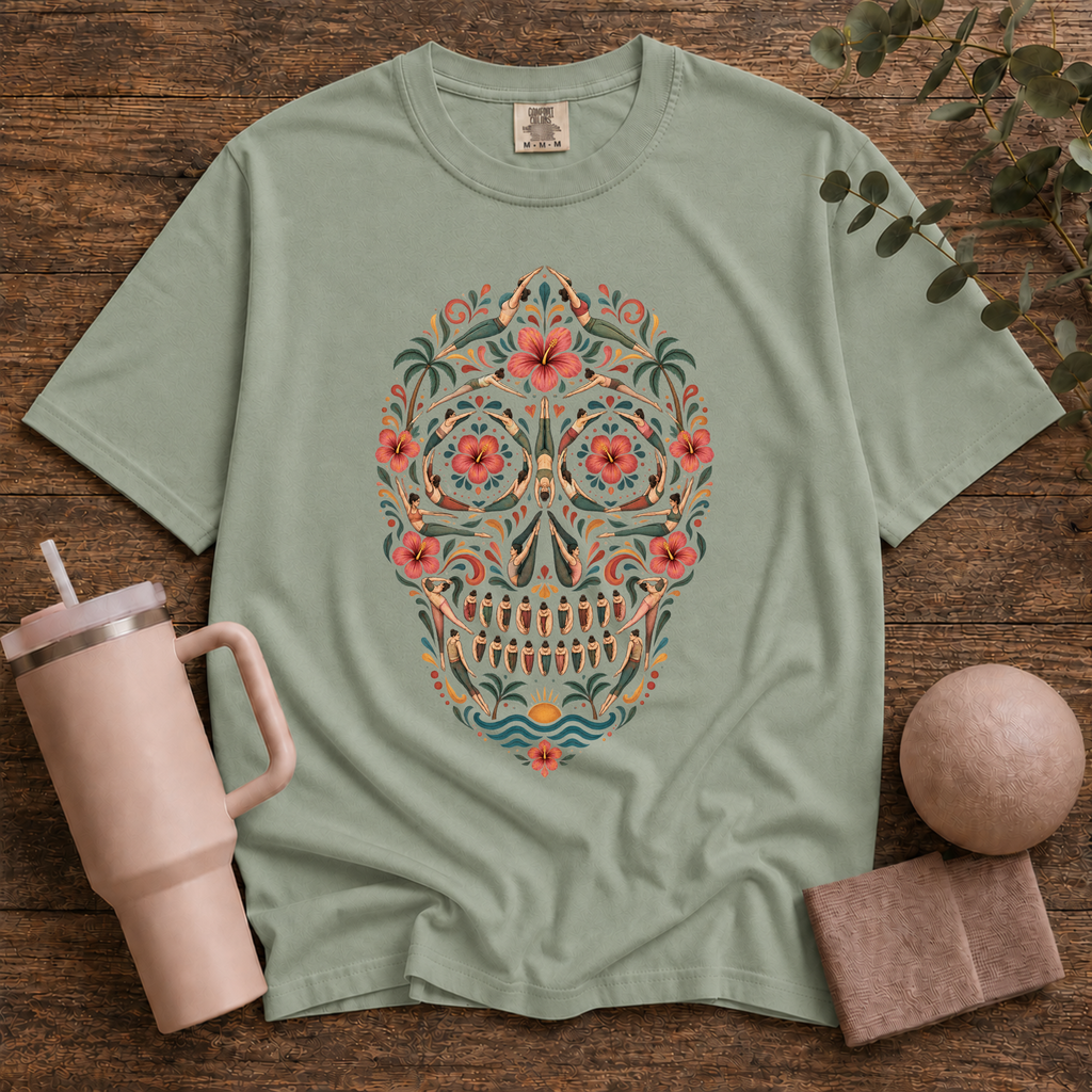 Flower skull