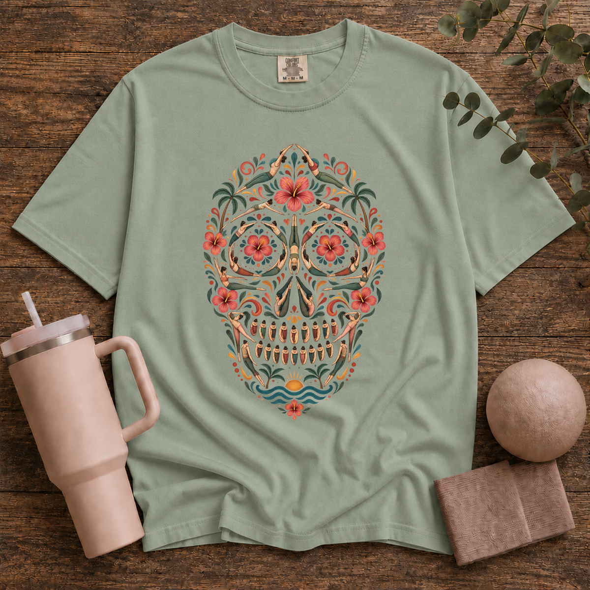Flower skull