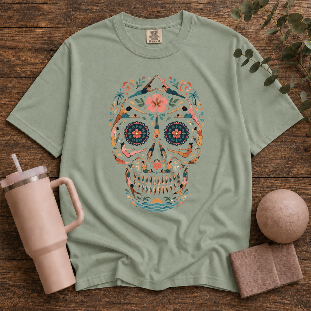 Vintage Pilates Skull T-Shirt