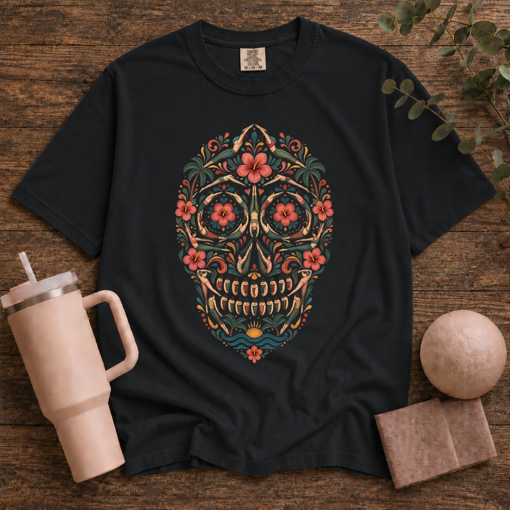 Flower skull
