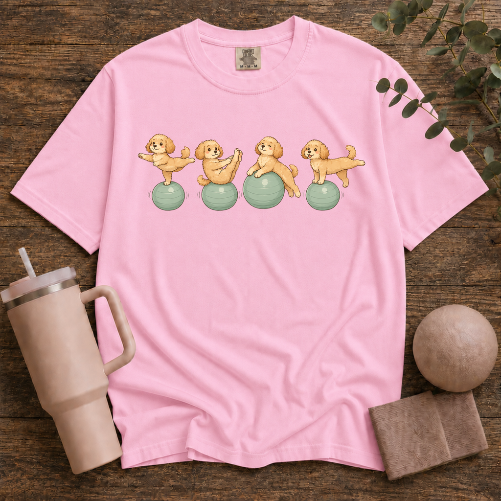 Pilates Ball and Dogs