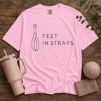 Feet in straps