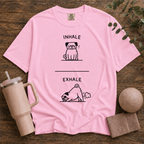 Dog exhale inhale