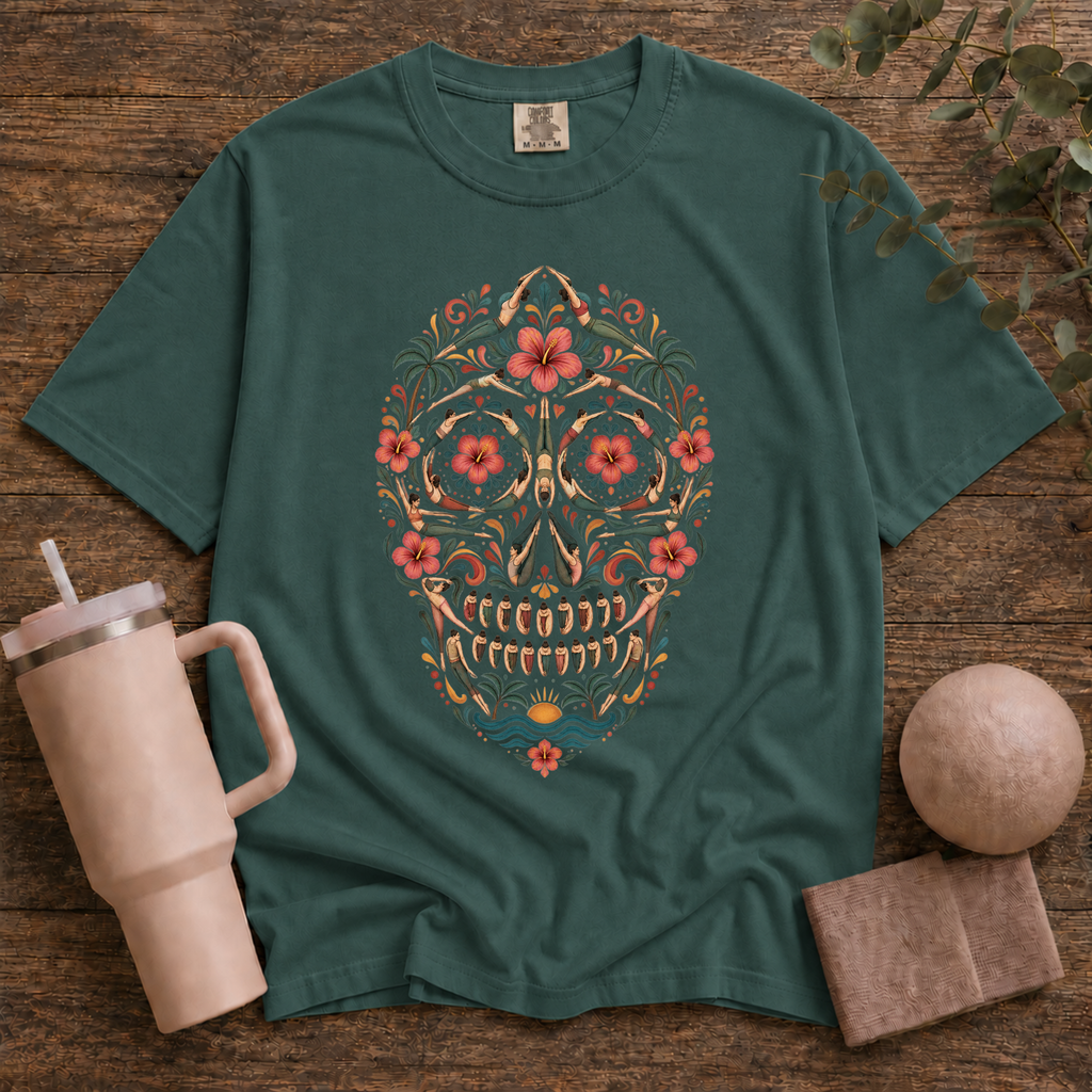 Flower skull