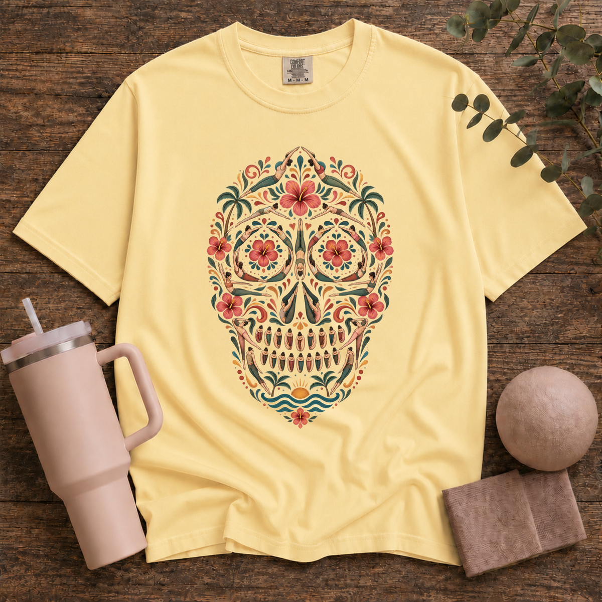 Flower skull