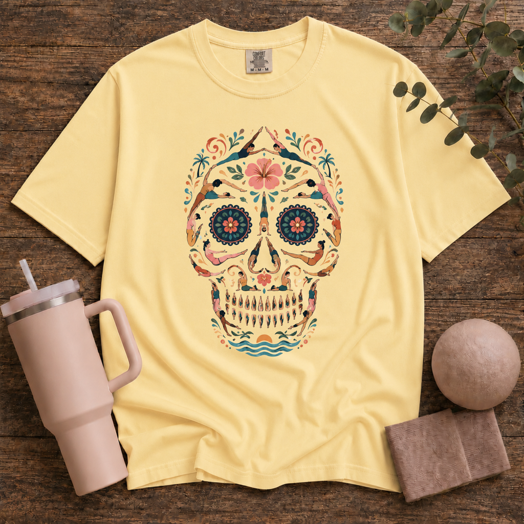 Vintage Pilates Skull T-Shirt