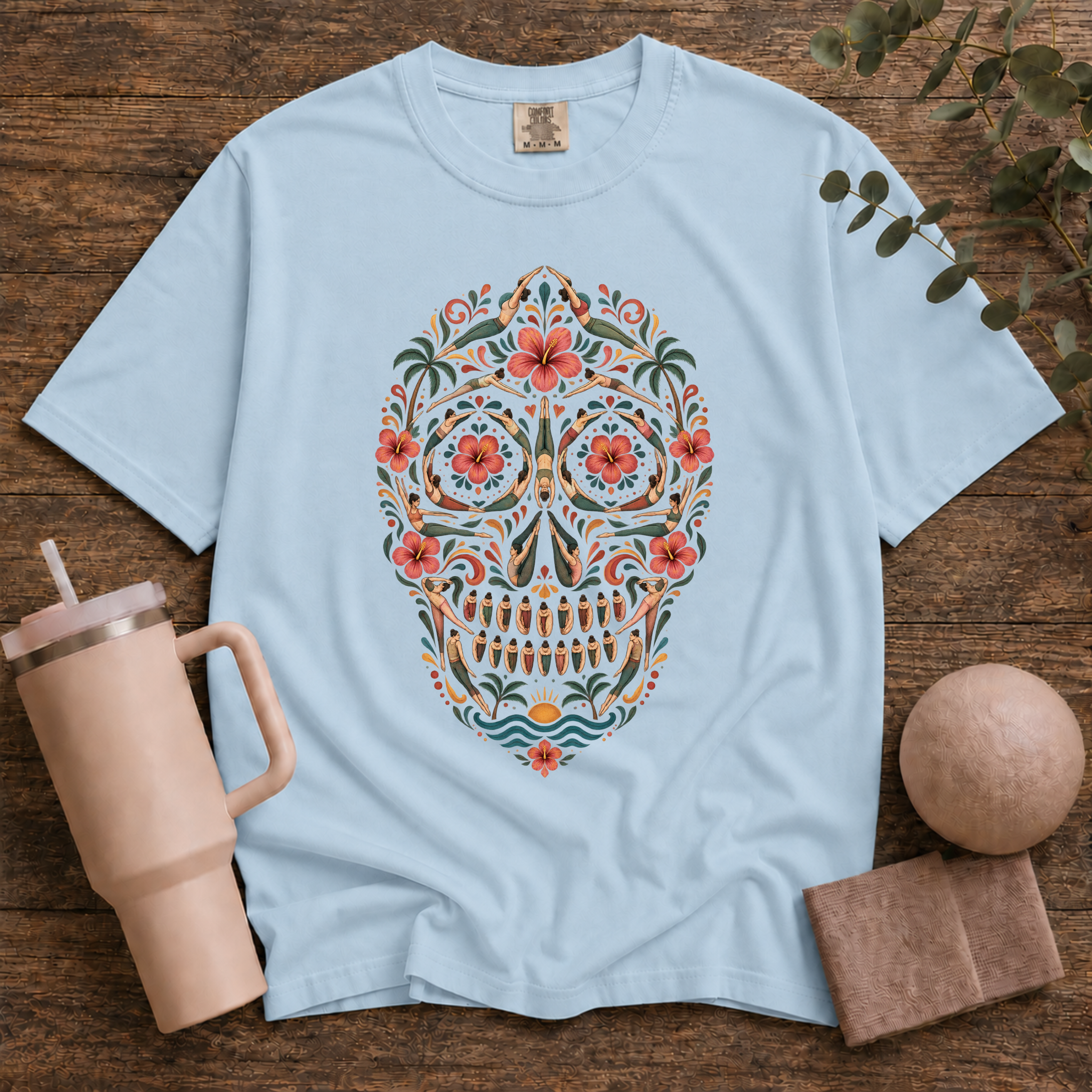 Flower skull