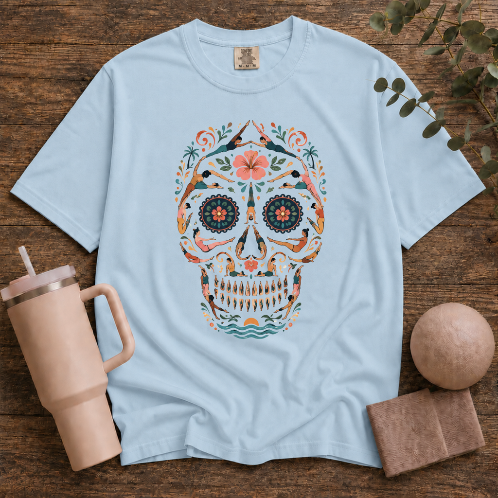 Vintage Pilates Skull T-Shirt