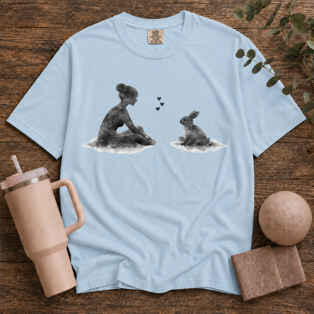 Woman and Bunny