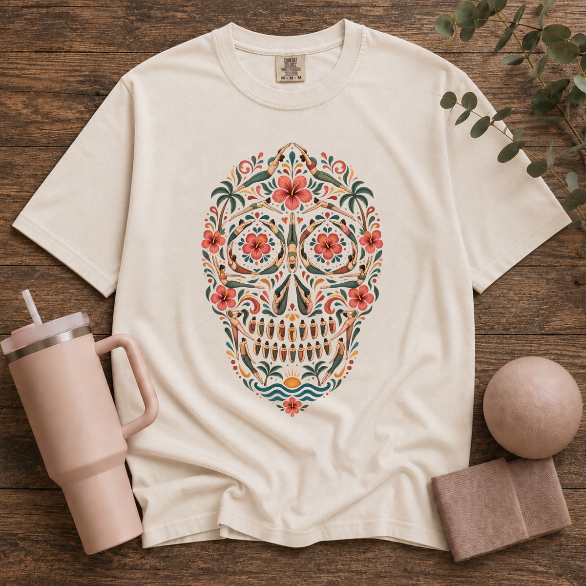 Flower skull