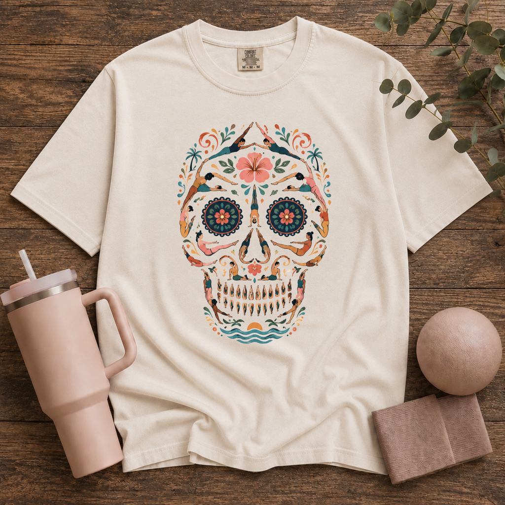 Vintage Pilates Skull T-Shirt
