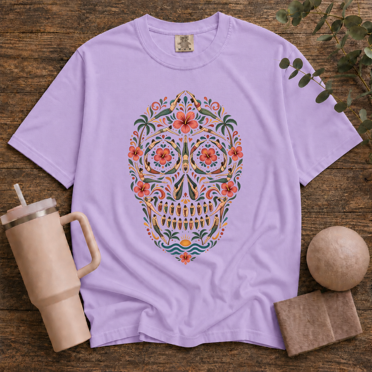 Flower skull