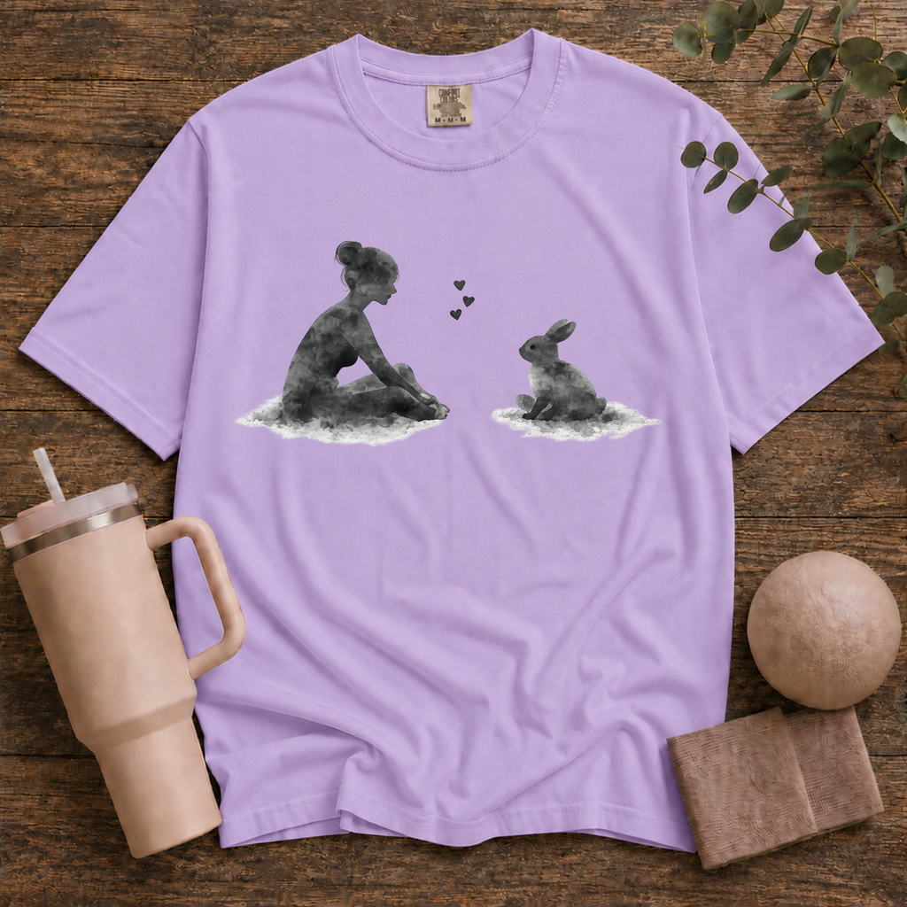 Woman and Bunny