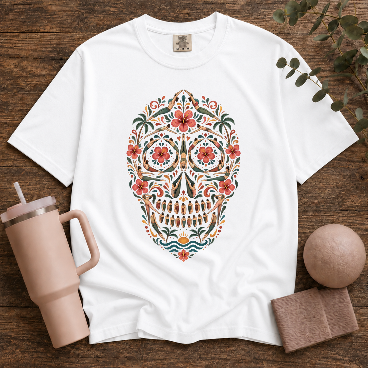 Flower skull